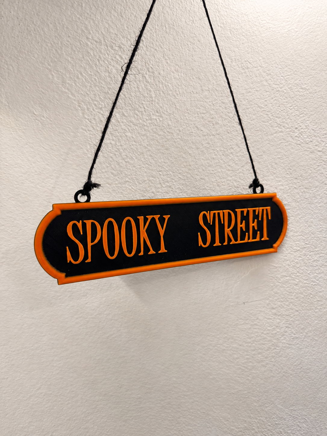 Spooky Street Schild