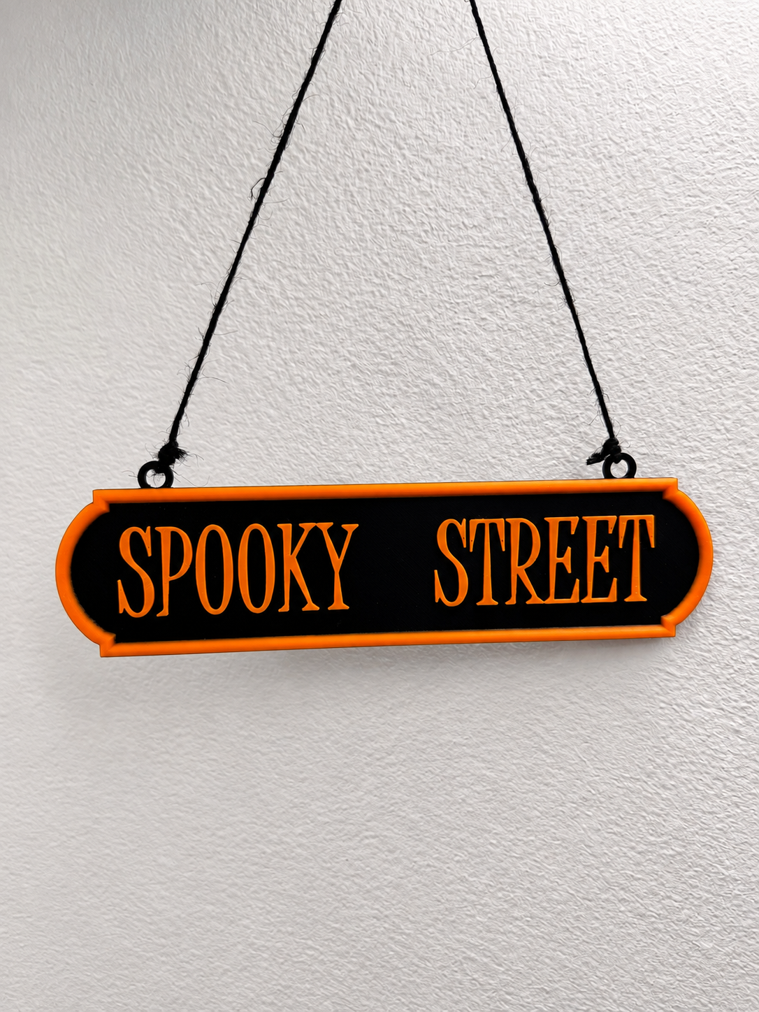 Spooky Street Schild
