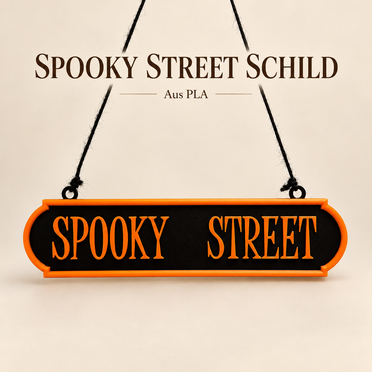 Spooky Street Schild